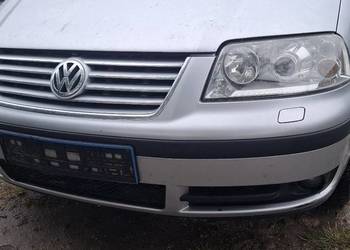 Vw Sharan 1 lift zderzak przód przedni LA7W chrom halogen spryskiwacze