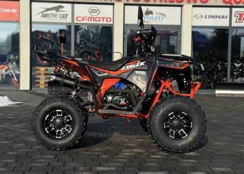 QUAD ASIX COMMANDER LIFT A2 125CC 8'' 3+1 CZARNO-POMARAŃCZOWE  ALUFELGI