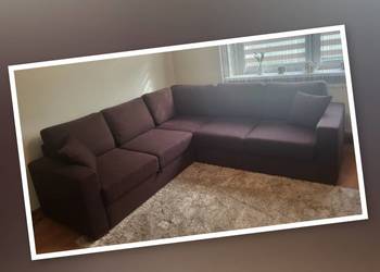 Narożnik z funkcją spania w idealnym stanie