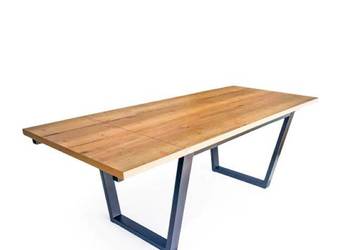 Stół LOFT industrialny design rozkładany egger dąb halifax