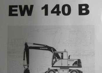 dtr instrukcja obsługi koparka volvo ew140B i inne