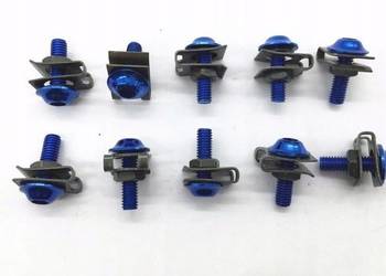 ŚRUBA 10 SZT. M-6 DO OWIEWKI MOTOCYKLA GRANATOWE