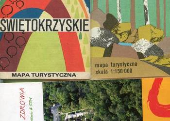 Góry Świętokrzyskie Mapy turystyczne  2 x + Folder