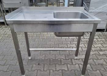Zlew / Basen 1 Komorowy Z Blatem - 96/60/85 cm - S 399. N.