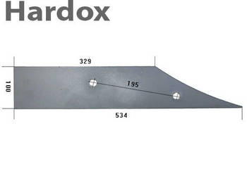Płoza krótka HARDOX 27340902/L części do pługa RABEWERK