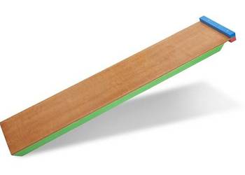 Zjeżdżalnia/deska do drabinki gimnastycznej treningowej - wyprzedaż