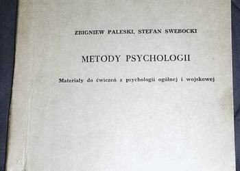Metody psychologii - Zbigniew Paleski, Stefan Swebocki Metody psychologii - Zbigniew Paleski, Stefan Swebocki