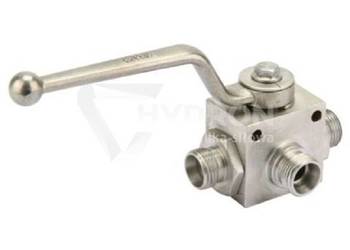 Zawór kulowy trójdrożny BK3 M18X1,5 500BAR 12L