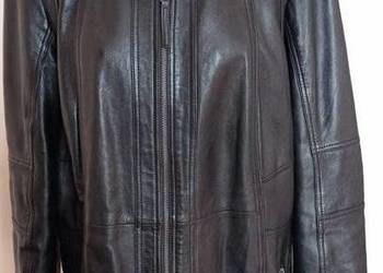 Kurtka skórzana -parka damska