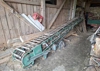 Taśmociąg, podajnik słomy,siana, materiałów budowlanych.