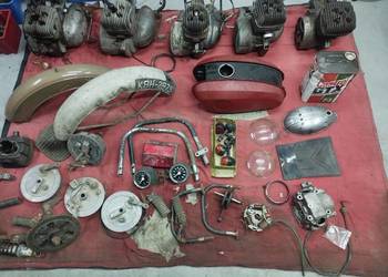 Wyprzedaż kolekcji części wsk, wfm, simson, jawa, romet, mz literatura