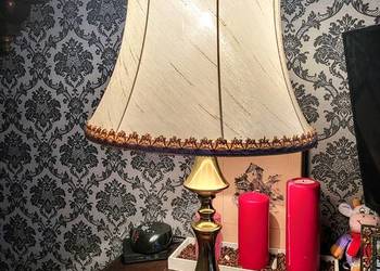 Lampa mosiężna ,lampka wieczorna  Kalisz