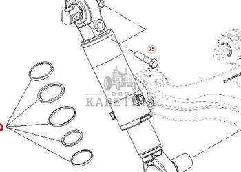 Fendt Vario 1038 1042 1046 1050 GEN 3 Siłownik Cylinder Sprężyny E53030005…