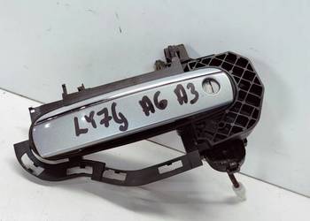 KLAMKA ZEWNĘTRZNA DRZWI LEWY PRZÓD AUDI A6 C6 A3 8P 4F1837275 LY7G