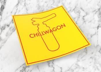 Naklejka K13 + CHILLWAGON 8 x 8 cm #1
