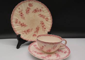 Antyczny Zestaw Śniadaniowy (Trio)– Sarreguemines "Fontanges"1890 – 1920 r.