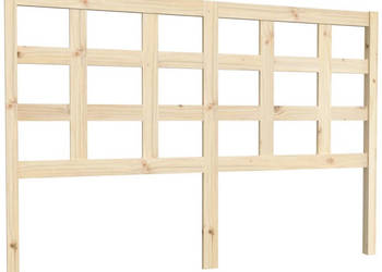 Wezgłowie łóżka 1455x4x100 cm lite drewno sosnowe WM-817890