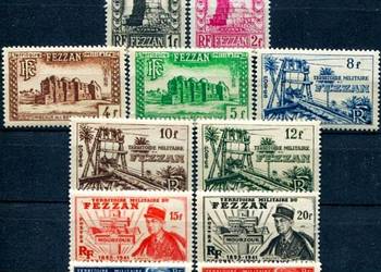 FEZZAN 1949-kompletna seria.Gratis wysyłka!
