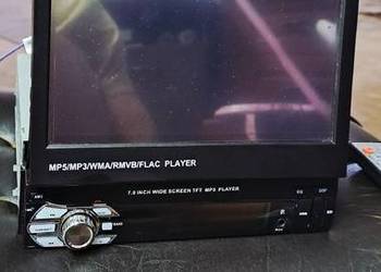 Radio samochodowe 1 din z wysuwanym ekranem