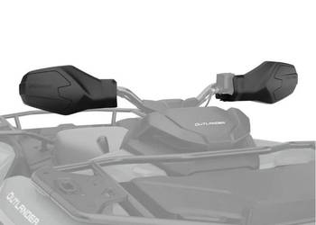 Osłony dłoni kierowcy Can-am G3 G3L Czarne Zestaw BRP 715005361 quadziorek