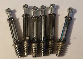 Zaczep złącza mimośrodowego, 6x11x44,3mm, 6szt. (meblowe)