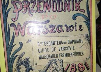 Przewodnik po Warszawie reprint książki antykwariat szkolny