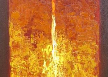 Abstrakcja nowoczesny obraz olejny 40x50 Wysyłka dekoracja