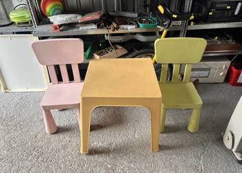 Zestaw stolik + dwa krzesła dla dzieci Zestaw stolik + dwa krzesła dla dzieci