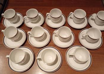 Serwis filiżanki 12 sztuk porcelana Książ