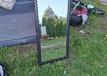 Lustro prl stan bardzo dobry rama metalowa