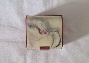 Biurkowy organizer z magnesem na spinacze – vintage PRL