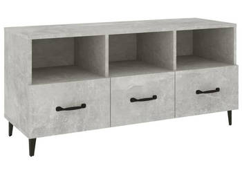 Szafka pod telewizor szarość betonu 102x35x50 cm WM-812613