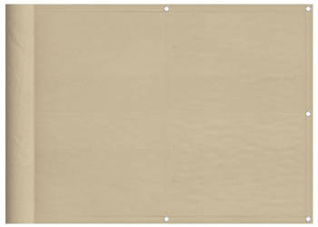 Parawan balkonowy beżowy 75x800 cm 100% poliester Oxford WM-4000173