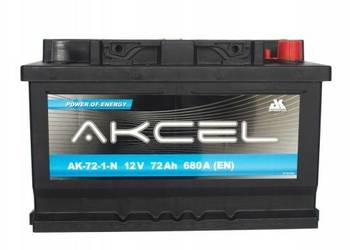 Akumulator Akcel AK-72-1-N 72Ah, 12V, 278x175x175mm, 680A (P+)