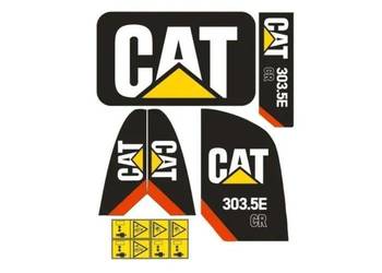Naklejki Oklejenie - CAT 303.5E CR Zamiennik CATERPILLAR