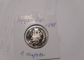 moneta srebrna Afganistanu z 1898r