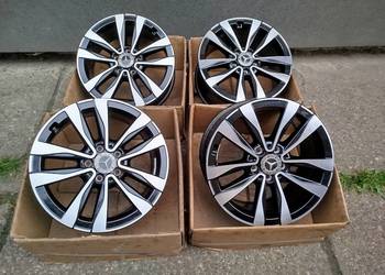 B004# Alufelgi 17" 5x112 Et44,5 7J Mercedes Vw Skoda Seat Audi