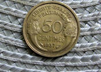 Francja 50 Centimes 1937r