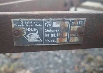 Pług konny dwuskibowy