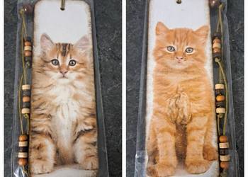 Zakładka do książki koty hand made