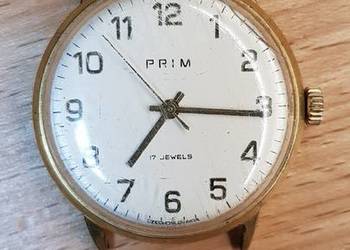 Rzadki zegarek PRIM 17 Jewels mechaniczny vintage Czechosłow