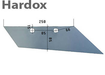 Lemiesz przedpłużka HARDOX 0354/P części do pługa RUMPTSTAD