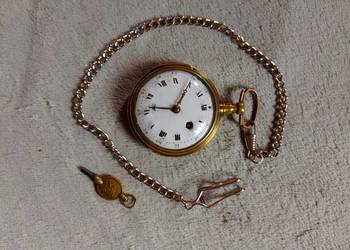 Zegarek kieszonkowy verge fusee, wrzecionowy, szpindlak ok. 1790r