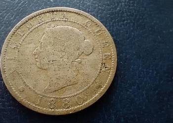 Stare monety 1 pens 1880 Jamajka
