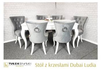 Krzesło tapicerowane pikowane DUBAI - wybierz kolor tkaniny