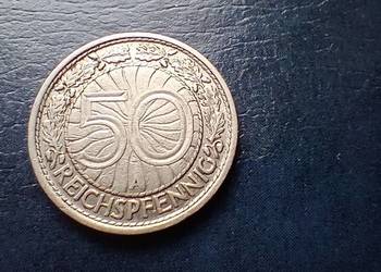 Stare monety 50 fenig 1928 A Niemcy