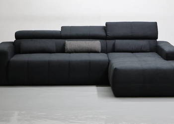 TCA DESIGN narożnik regulowane zagłówki rogówka sofa kanapa tkanina salon