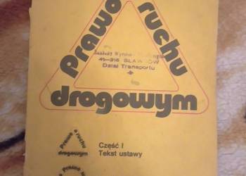 Sprzedam podręcznik prawo o ruchu drogowym 1984 rok
