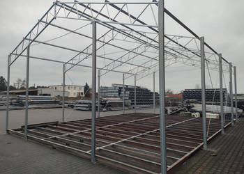 Konstrukcja hali stalowej 12x15x5m - Nowa Ocynkowana - BEZ CENY MINIMALNEJ