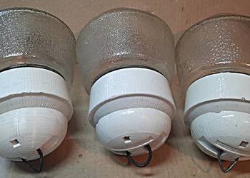 Oprawy zewnętrzne hermetyczne, oprawa - E 27,  "80", 3 sztuki - z lat PRL